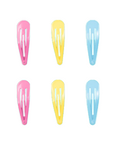 J BABE SNAP HAIR CLIPS MULTI-COLOR 6 PZS SHC02