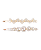 J BABE PEARL HAIR CLIPS 2 PIEZAS. HC03