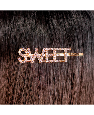 J BABE SPARKLY HAIR CLIPS SWEET HC07