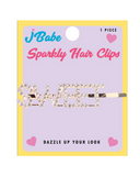 J BABE SPARKLY HAIR CLIPS SWEET HC07