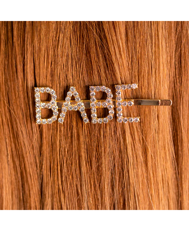 J BABE SPARKLY HAIR CLIPS DIAMOND BABE HC08