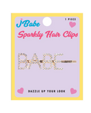 J BABE SPARKLY HAIR CLIPS DIAMOND BABE HC08