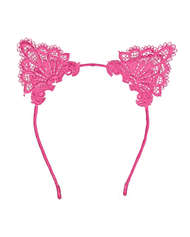 J BABE MEOW! HEADBAND PINK MHB1