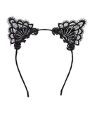 J BABE MEOW! HEADBAND BLACK MHB3