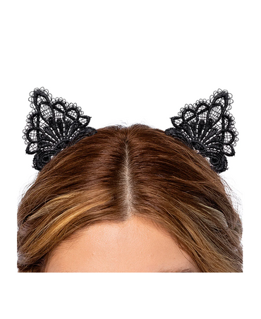 J BABE MEOW! HEADBAND BLACK MHB3