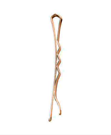 J BABE BOBBY PINS GOLD 12 PZS. MINI  BP13