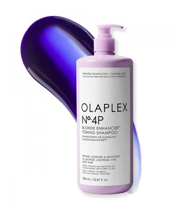 OLAPLEX NO.4P SHAMPOO MATIZADOR BLONDE ENHANCER 1000 ML.