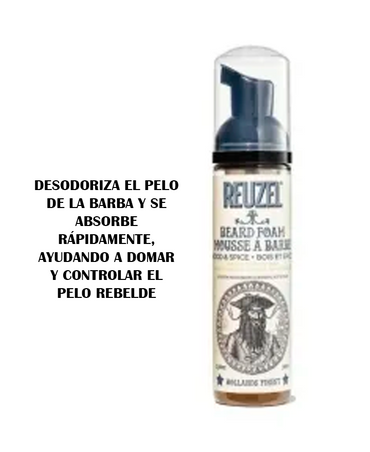 REUZEL BEARD FOAM/ MOUSSE A BARBE 70 ML.