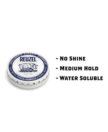 REUZEL CLAY MATTE POMADE 113 GRS.
