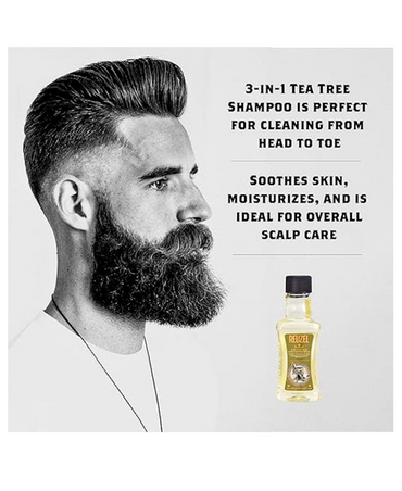 REUZEL 3 IN 1 TEA TREE SHAMPOO CONDITIONER BODY WASH 350 ML.