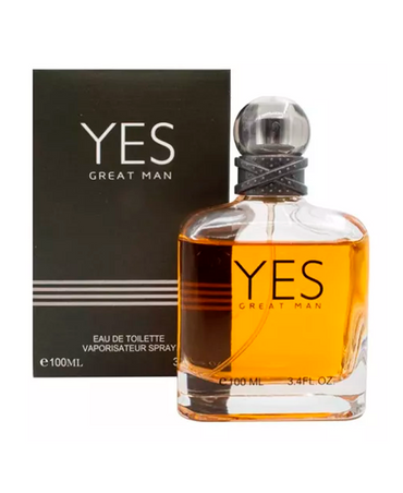 EBC YES GREAT MAN  EAU DE TOILETTE SPRAY 100 ML. INSPIRED STRONGER WITH YOU BY GIO