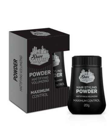THE SHAVE FACTORY HAIR STYLING POWDER 20 GRS. MATTIFYNG