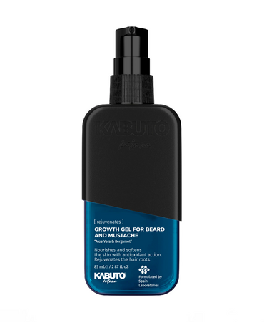 KABUTO KATANA GROWTH GEL FOR BEARD AND MUSTACHE MINOXIDIL 5% 85 ML.