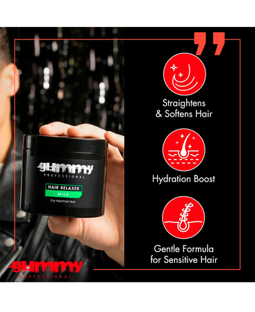 GUMMY HAIR RELAXER MILD 550 ML. - El Palacio De La Belleza