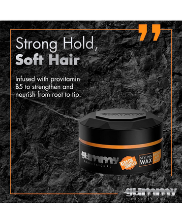 GUMMY STYLING WAX BRIGHT FINISH 150 ML.
