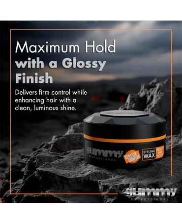 GUMMY STYLING WAX BRIGHT FINISH 150 ML.