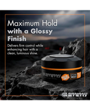 GUMMY STYLING WAX BRIGHT FINISH 150 ML.