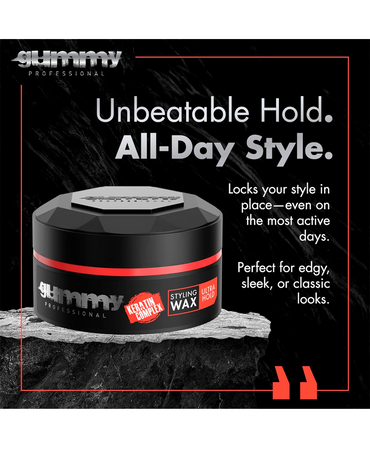 GUMMY STYLING WAX ULTRA HOLD 150 ML.