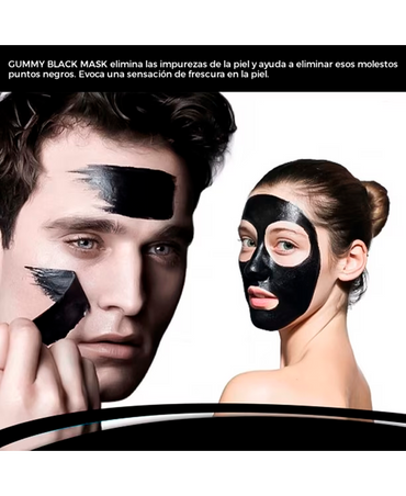 GUMMY BLACK PEEL OFF MASK FACE CLEANSING 140 ML. - El Palacio De La Belleza