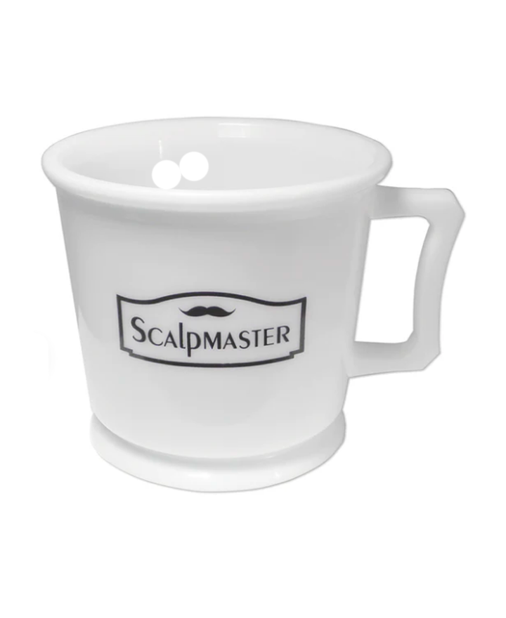 SCALPMASTER SHAVING MUG BLANCO