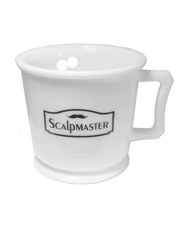SCALPMASTER SHAVING MUG BLANCO