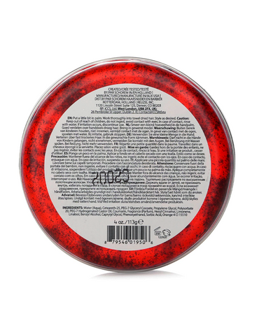 REUZEL WATER SOLUBLE HIGH SHINE RED 113 GRS.