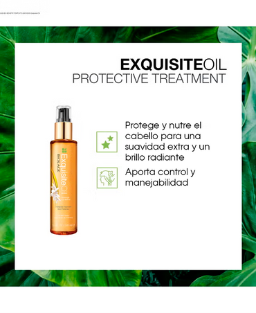 MATRIX BIOLAGE EXQUISITE OIL TRATAMIENTO PROTECTOR 92 ML. - El Palacio De La Belleza
