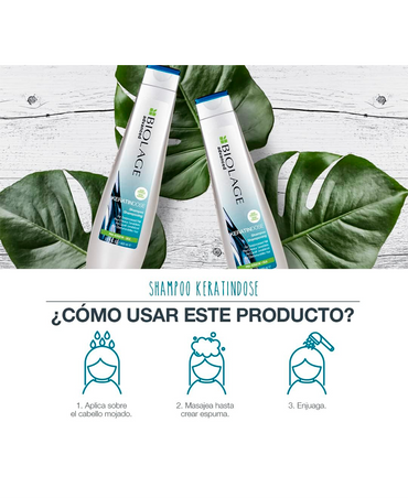 MATRIX BIOLAGE KERATINDOSE SHAMPOO 400 ML. - El Palacio De La Belleza