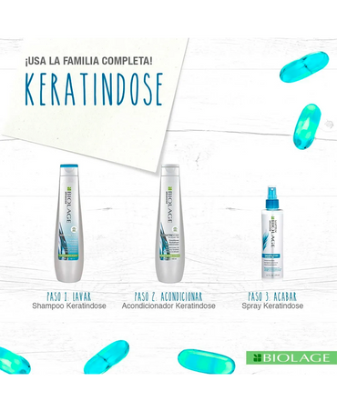 MATRIX BIOLAGE KERATINDOSE ACONDICIONADOR 1 LT. - El Palacio De La Belleza