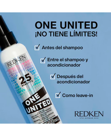 REDKEN ONE UNITED 25 BENEFITS 400 ML. - El Palacio De La Belleza
