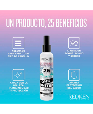 REDKEN ONE UNITED 25 BENEFITS 400 ML. - El Palacio De La Belleza