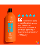 MATRIX TOTAL RESULTS MEGA SLEEK SHAMPOO 1 LT. - El Palacio De La Belleza