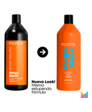 MATRIX TOTAL RESULTS MEGA SLEEK SHAMPOO 1 LT. - El Palacio De La Belleza