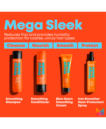 MATRIX TOTAL RESULTS MEGA SLEEK BLOW DOWN 150 ML. (D) - El Palacio De La Belleza