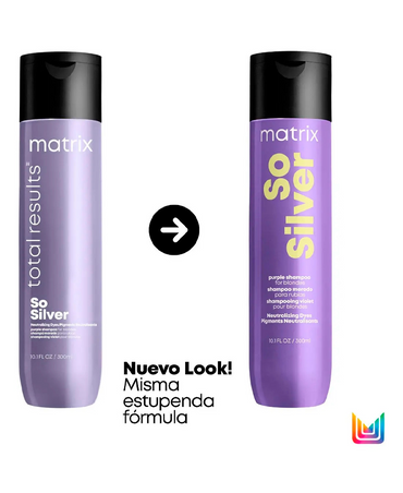 MATRIX TOTAL RESULTS SO SILVER SHAMPOO 300 ML. - El Palacio De La Belleza