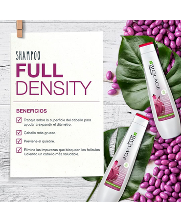 MATRIX BIOLAGE FULL DENSITY SHAMPOO 400 ML. - El Palacio De La Belleza
