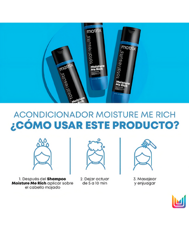 MATRIX TOTAL RESULTS MOISTURE ME RICH ACONDICIONADOR 300 ML.