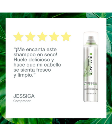 MATRIX BIOLAGE WATERLESS DRY SHAMPOO CLEAN & FULL 153 ML. - El Palacio De La Belleza