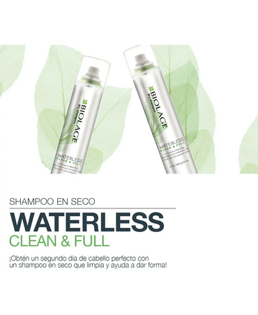 MATRIX BIOLAGE WATERLESS DRY SHAMPOO CLEAN & FULL 153 ML. - El Palacio De La Belleza
