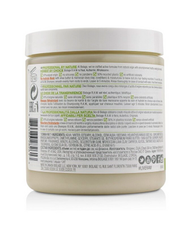 MATRIX BIOLAGE R.A.W. RE-HYDRATE CLAY MASK 400 GRS. SECO Y PASTOSO