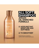 REDKEN ALL SOFT SHAMPOO 300 ML.