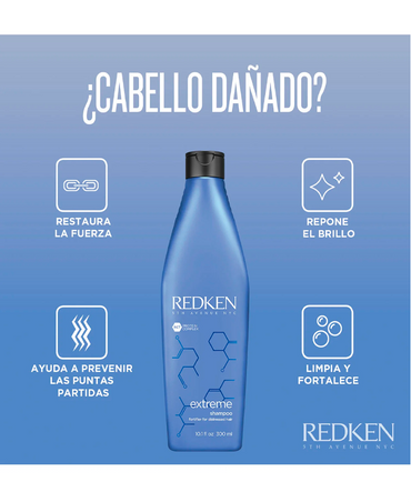 REDKEN EXTREME SHAMPOO 1000 ML. - El Palacio De La Belleza