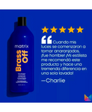 MATRIX TOTAL RESULTS BRASS OFF SHAMPOO 1000 ML. - El Palacio De La Belleza