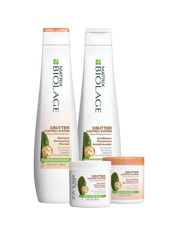 MATRIX BIOLAGE 3 BUTTER CONTROL SYSTEM SHAMPOO 400 ML. (D) - El Palacio De La Belleza