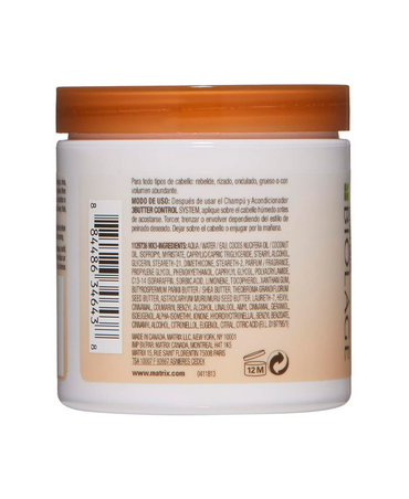 MATRIX BIOLAGE 3 BUTTER CONTROL SYSTEM MASK NOCTURNA 250 ML. (D)