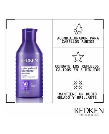 REDKEN COLOR EXTEND BLONDAGE CONDITIONER 250 ML. - El Palacio De La Belleza