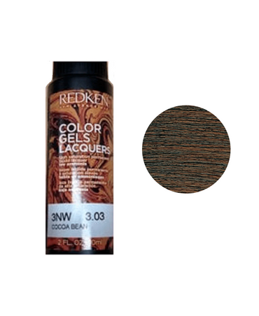 REDKEN COLOR GELS LACQUERS 3NW COCOA BEAN