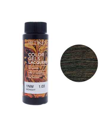 REDKEN COLOR GELS LACQUERS 1NW MIDNIGHT