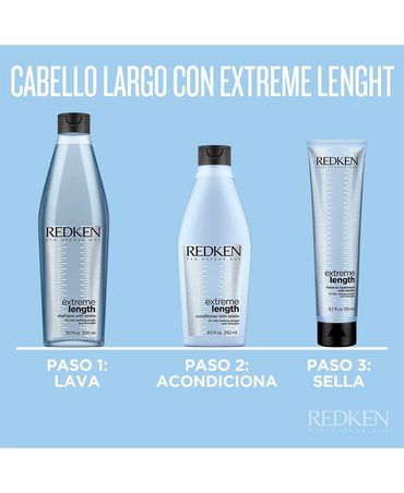 REDKEN EXTREME LENGHT CONDITIONER LITRO - El Palacio De La Belleza