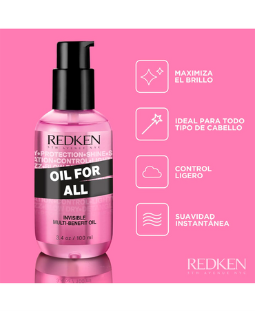 REDKEN OIL FOR ALL MULTI BENEFIT 100 ML. - El Palacio De La Belleza